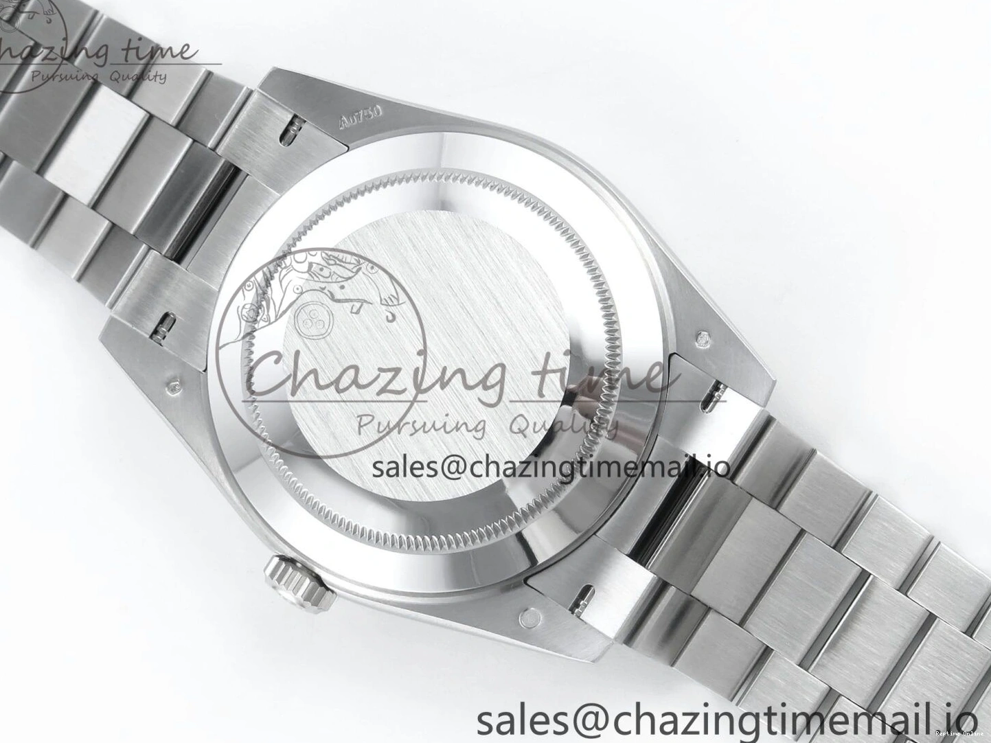 0123 OnTrend Day Date 40 SS 228239 Noob 1:1 Best Edition Black Crystal Dial on President Bracelet A2836 (Gain Weight) 807